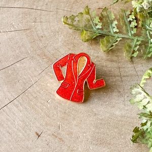 Mary Kay Red Jacket Pin Brooch Sales Award Coat NEW